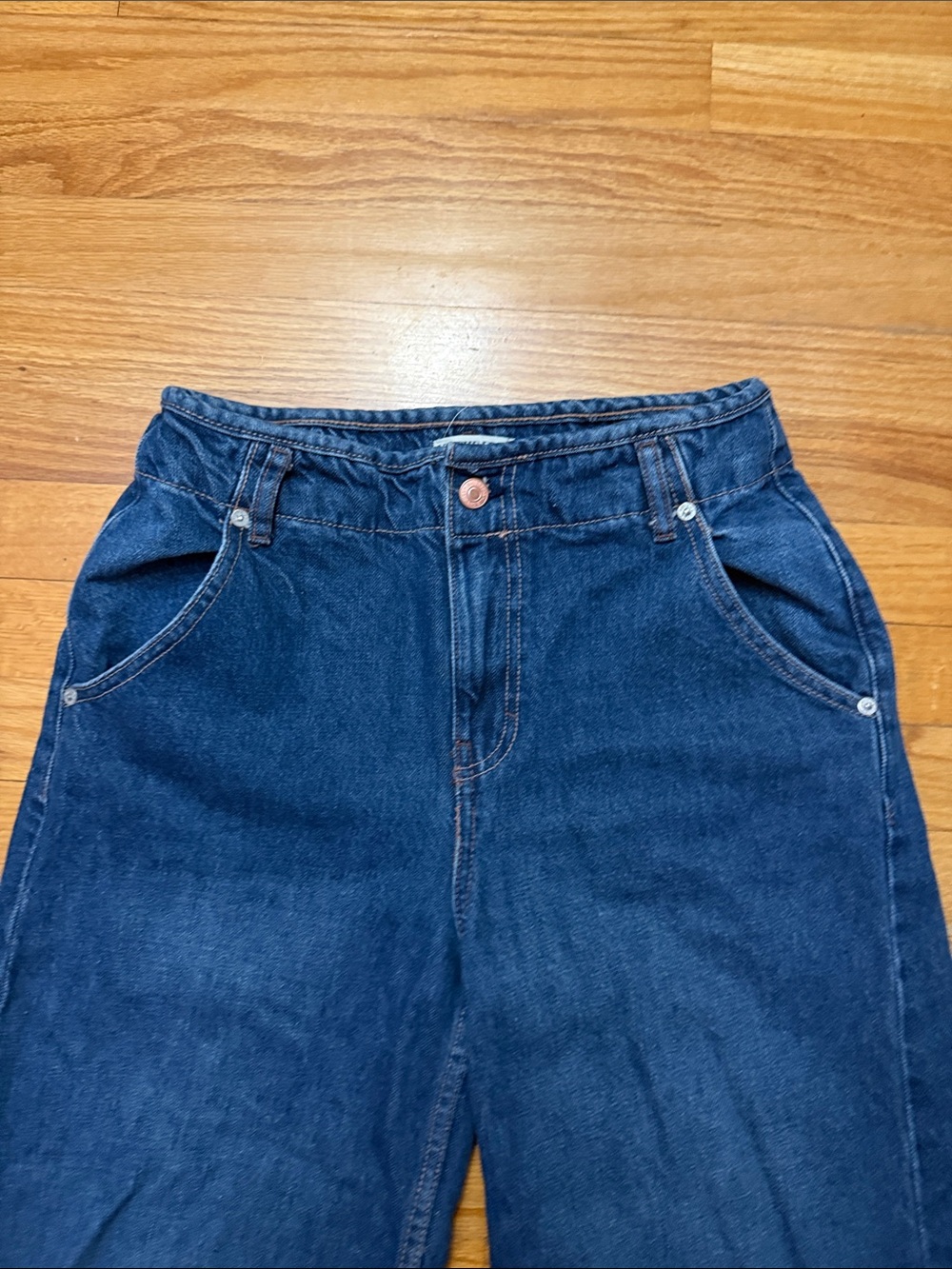 We The Free Harlow Mid- Rise Wide Leg Jeans 28 B09 - Picture 3 of 7